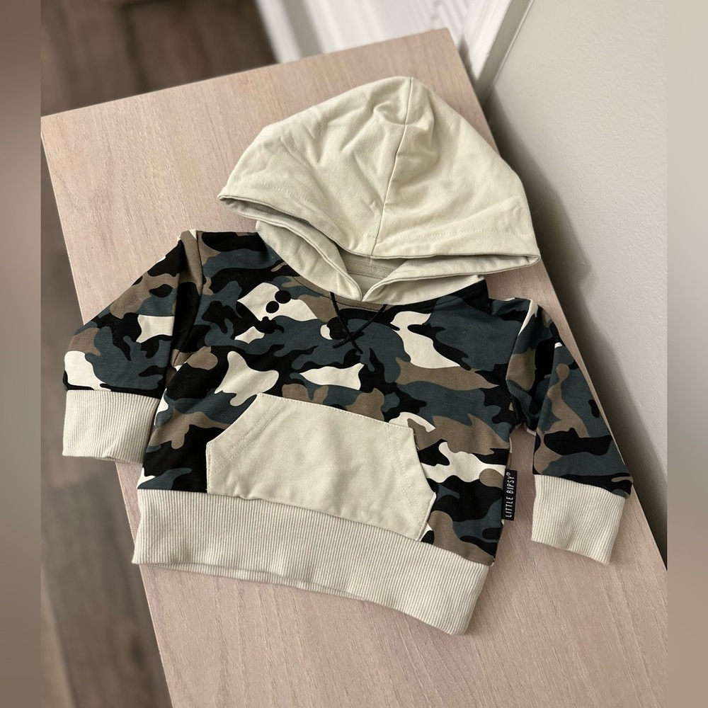 Little Bipsy Camo Hoodie - Baby